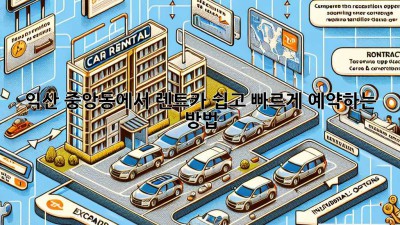 익산 중앙동에서 렌트카 쉽고 빠르게 예약하는 방법!